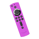 For Fire TV Stick 4K TV Stick Remote Silicone Case Protective Cover Skin Purple