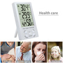 Indoor/Outdoor Thermometer Digital LCD Hygrometer Meter Temperature Humidity ME
