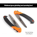 Folding Mini Saw TPR Handle Manganese Steel Collapsible Woodworking Saw