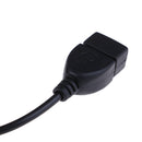 1Pc 3.5mm male audio AUX jack to USB 2.0 type a female converter adapter cabl Gw