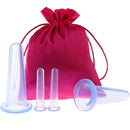 4pcs Traditional Chinese Silicone Anti Cellulite Massage Vacuum Cup Cuppings