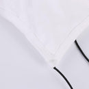 Summer Fitness Slip Sport Camisole Solid Women Vest With Chest Pad (White) A