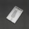 2 -Pack ID Badge Holder Hard Plastic Card Holders Vertical