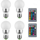 5W RGB Bulb Light Color LED Light Bulb Remote Control Entertainment Home WNI