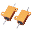 2 Pcs Aluminum Clad Wire Wound Resistors 25W 30 Ohm 5% X6S2