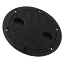 Yacht Boat RV Black 6" Access Hatch Cover Twist Screw Out Deck Plate