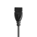 USB 2.0 Type A Female to 5P Screw w/30cm Shield Terminal Plug Adapter Cable