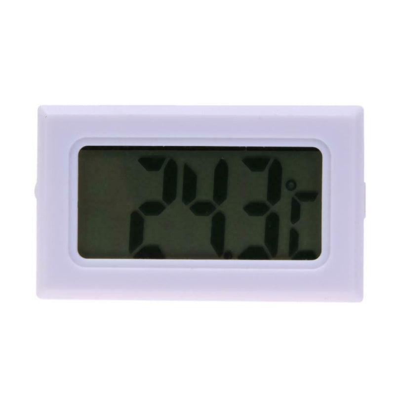 Waterproof Electronic Digital LCD Pet Aquarium Thermometer w/ Probe(White)