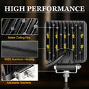 5 inch 252W LED Light Bar Flood Spot Work Driving Offroad Trailer UTE 4x4 Light