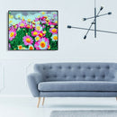 DIY Chrysanthemum Painting By Numbers Kit Canvas Oil Art Picture Craft
