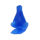 100 Pieces Car 7.8mm Door Trim Panel Blue Plastic Rivet Pin Clip Fastener