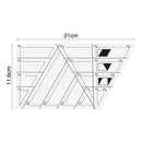 Cloth DIY Quilting Patchwork Ruler Office School Diamond Shape Sewing Templates