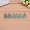 Metal Cutting Die Cut Dies House Building Decoration Scrapbook Paper Card Craft