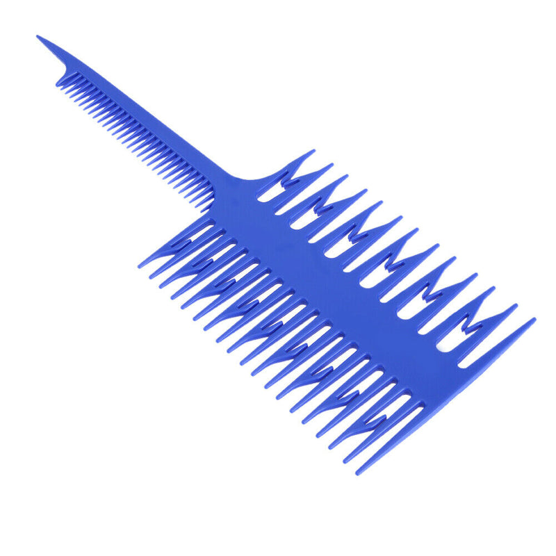 Salon Professional Fish Bone Shape Comb Hair Dyeing Sectioning Highlighting