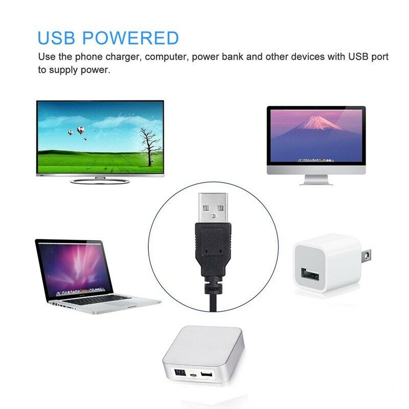 1 set LED Strip Light Flexible 5050 RGB USB LED TV Background Strip Light w O1W4