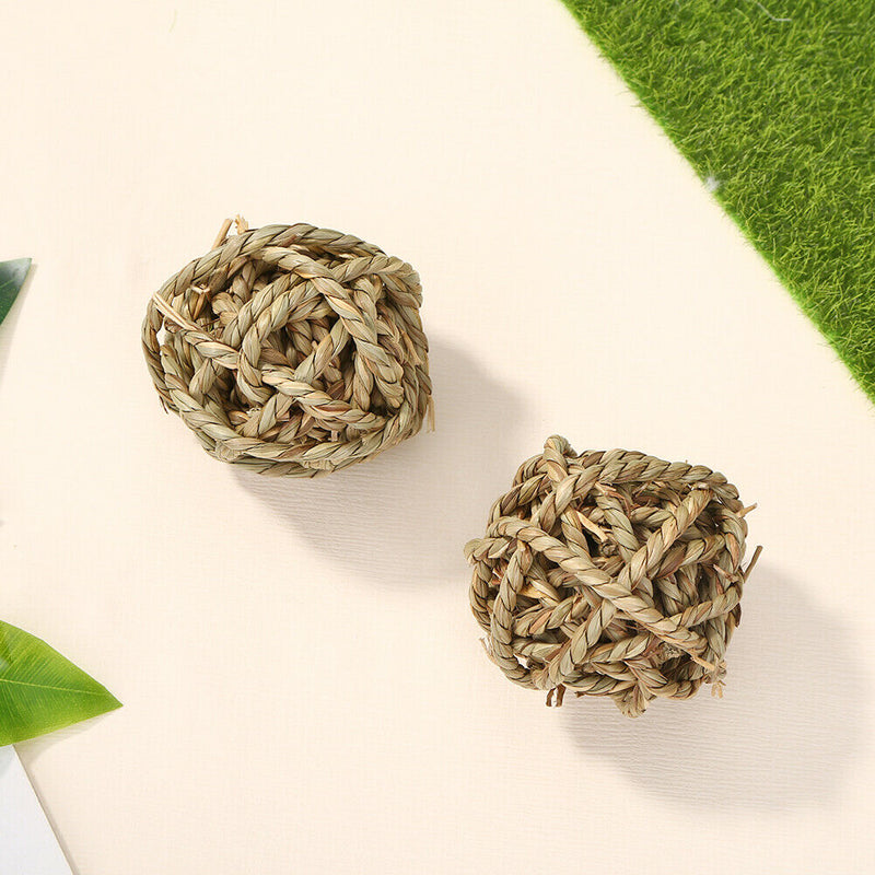 Pet Supplies Small Animal Chew Braid Grass Ball Toys for Rabbits Hamster A