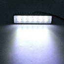 18W 800LM Bright Light Spot 6LED Work Bar Driving Fog Offroad Car Lamp F X7L6