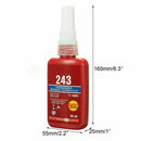 50ml Liquid Medium Strength 243 Threadlocking Adhesive For M8 Thread M20 Ne D5L8