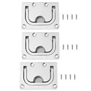 3pcs Boat Hatch Cabinet Drawer Lift / Pull Handle 316 Marine Stainless Steel