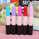10pcs Novelty Lipstick shape Ball Point Ballpoint Pen Stationery Wr Deko Of A8K7