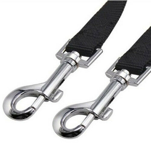 Nylon Coupler Double Dog Lead, 1 Leash Leads 2 Dogs H1T9