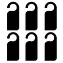 6pcs Blank Double Sided Mini Wood Chalkboard BlackBoard Door Hanger Sign