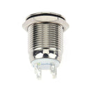 12mm 3V Blue LED Light Metal Waterproof Push Button Momentary Switch SN9F