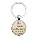 5X("Best Friends Are The Sisters We Choose"Friendship Creative Keychain fo K4W9)