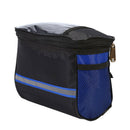 2x Waterproof Bike Handlebar Bag Front Organizer Storage Riding Travel Bag Pack