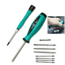 Screwdriver Set Magnetic 10Pcs Precision Slotted Phillips Repair Bits Favor Q6P3