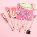 8pcs Cartoon Makeup Brushes Kit Blush Eyeshadow Face Cosmetic Pens (4) A