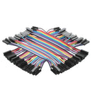 200pcs 10cm 2.54mm Female to Female Breadboard Jumper Wire Cable for Arduin Q7G6