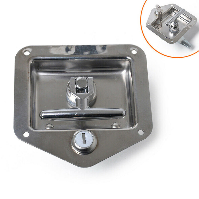 T-Handle Trailer Toolbox Camper Van Truck RV Premium Folding Latch Handle