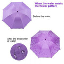 New Lady Princess Magic Flowers Dome Parasol Sun/Rain Folding Umbrella Prai K6L6