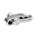 Pack of 2 Adjustable 304 Stainless Steel U Shackle Buckles for Paracord Bracelet