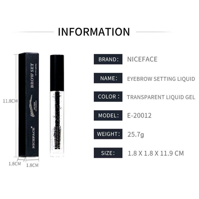 Makeup Eye Brow Gel Coffee Black Brown Paint Eyebrows Waterproof Styling Fluid