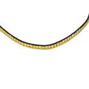 Bling Yellow Rhinestone Crystal Custom Strap Lanyard ID Badge Key Ring Hold R5I5