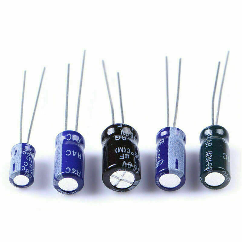 120x 12 Types 0.1UF-220UF High Frequency LOW ESR Radial Capac A1Y5 Electrol J9J9