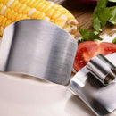 1pc Stainless Steel Finger Protector Multi-functional Cutting up Vegetables Hn