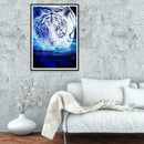 5D DIY Full Drill Diamond Painting Tiger Embroidery Mosaic Craft Kit (W583)