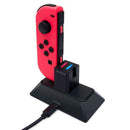 Dual Slot Charging Dock Station Charger with USB Cable for Switch Joy-Con Handle