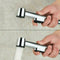 1.5m Toilet Handheld Bidet Shattaf Cloth Diaper Sprayer Polished New Shower T1B7