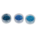 Lot 24 color sequin glitter deco chips nail manicure acrylic gel. X3Y9