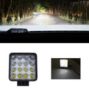 48W Vehicel Headlights 16LEDs Cool White Light Bar 4inch Vehicle Work Light New