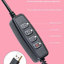 Clip-on Black Rotatable Portable Tricolor Mobile Live Selfie Photography Beauty