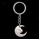 Chic Charms I Love You To The Moon & Back Keyring Keychain Xmas Gift-Brother