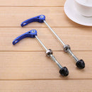 Pair Bike Bicycle Cycling Wheel Hub Skewers Quick Release Bolt blue A