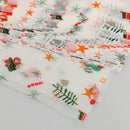 50pcs Christmas Gift Food Waxed Paper Waterproof Pastry Candy Wrapping DIY