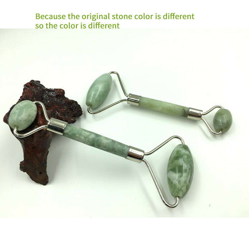 1PCS Natural Facial Beauty Massage Tool Jade Wheel Face Massager Relaxation D9Y9