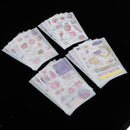 4 Sheets Constellations Stickers For Card Making Students DIY Art Crafts